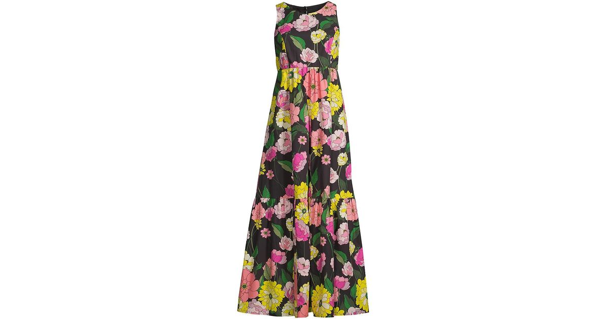 Johnny Was Cassia Cotton Floral Maxi Dress in White | Lyst