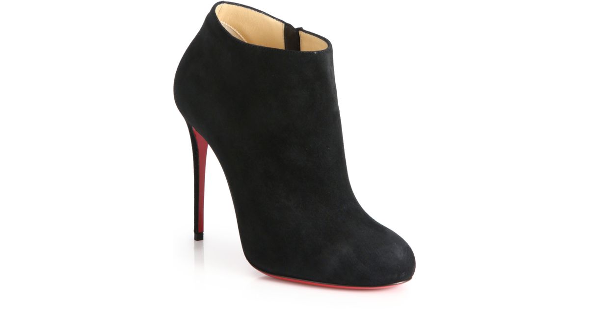 saks louboutin booties