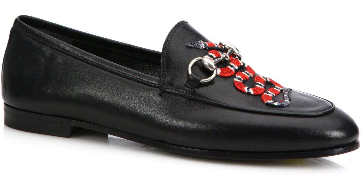 gucci loafers with snake