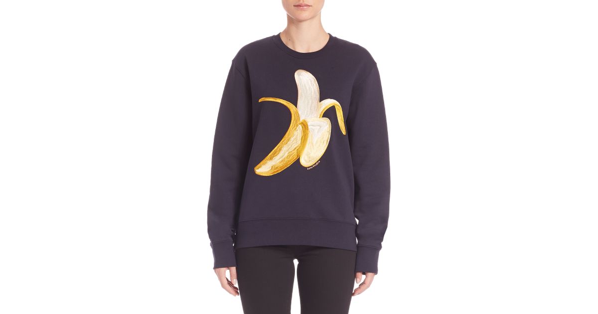 Acne banana sweatshirt deals