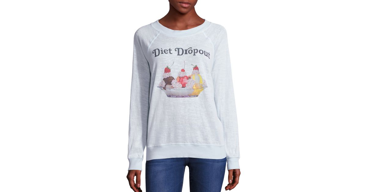 diet dropout sweatshirt