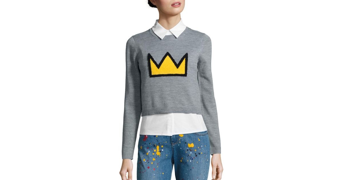 Alice + Olivia X Basquiat Nikia Crown 
