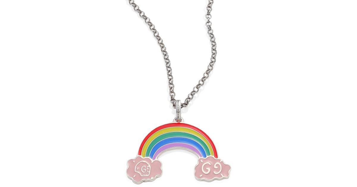 Gucci Ghost Sterling Silver Rainbow 