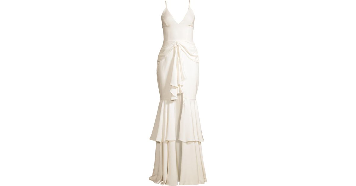 patbo bo ruffle maxi dress