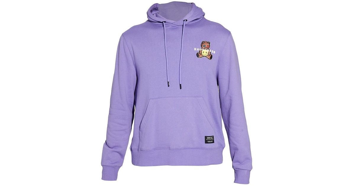 Purple bear hoodie Clearance
