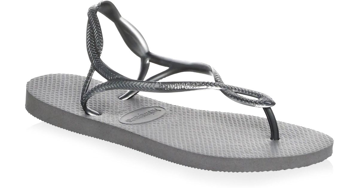 havaianas luna steel grey