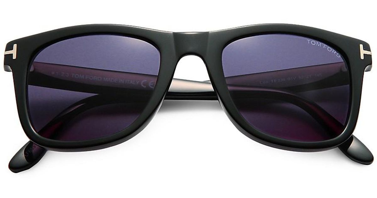 Tom Ford Leo Sunglasses in Black for Men Lyst