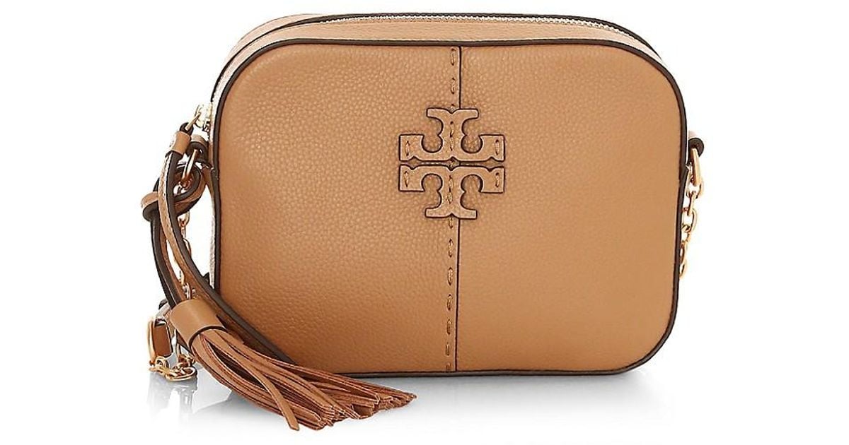 Tory Burch Mcgraw Leather Camera Bag Lyst