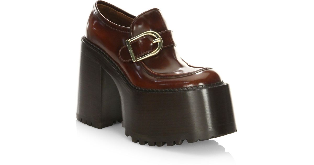 ruth leather platform