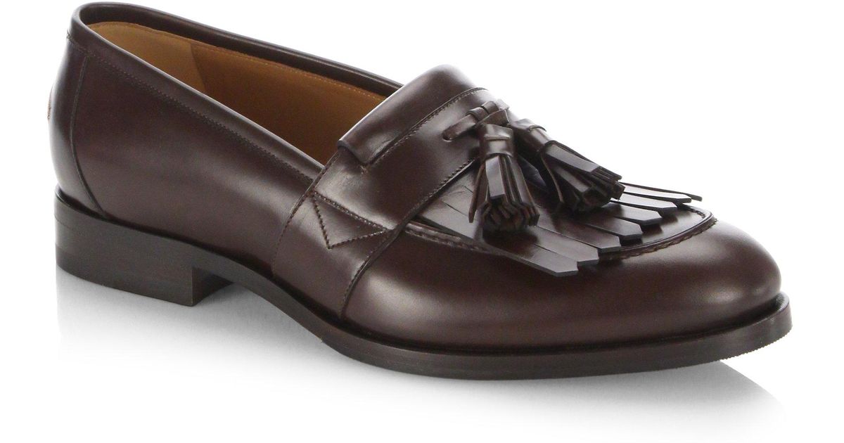Gucci Queercore Tassel Leather Loafers 