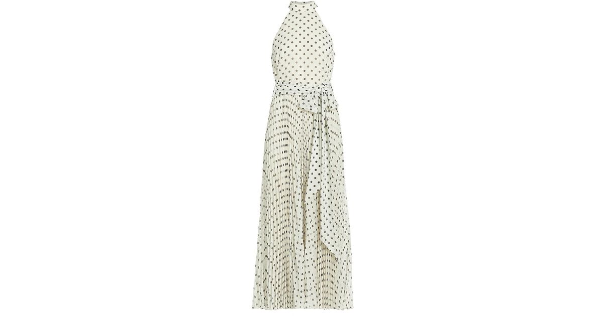 Zimmermann Sunray Polka Dot Picnic Midi-dress in White | Lyst