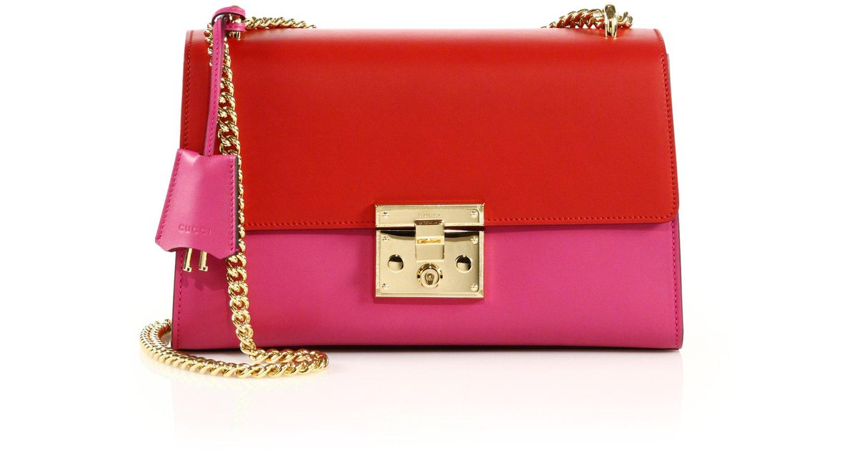 gucci pink padlock bag