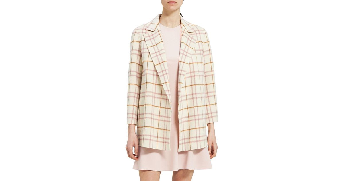 theory clairene weston plaid jacket