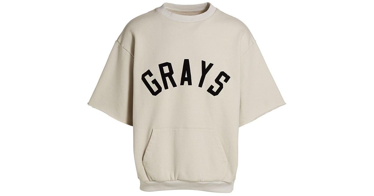 fear of god grays 3 4 sleeve sweatshirt