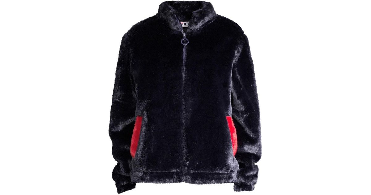 fila arianna faux fur jacket