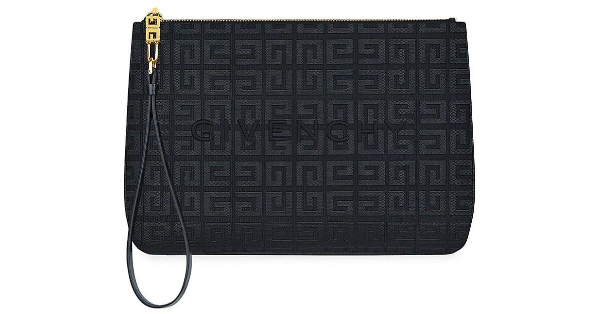 Givenchy Travel Pouch In 4g Embroidery in Black Lyst