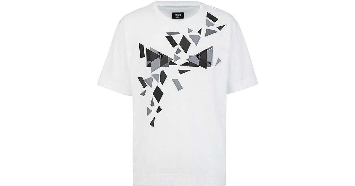 white fendi tee