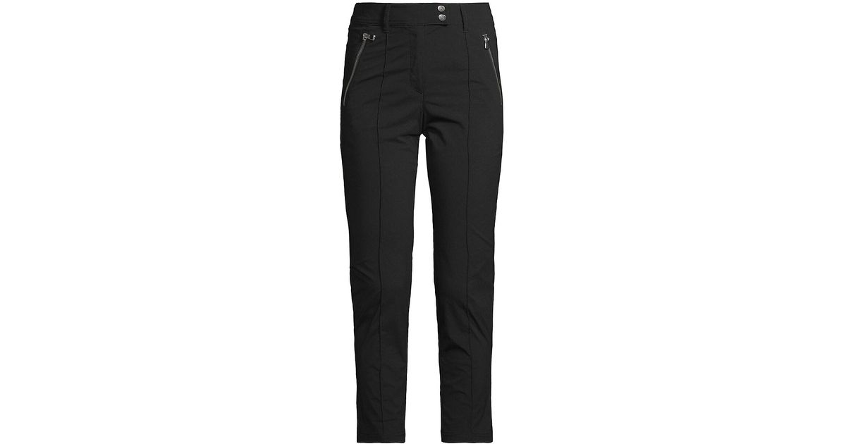 Anatomie Peggy Zippered Pants in Black | Lyst