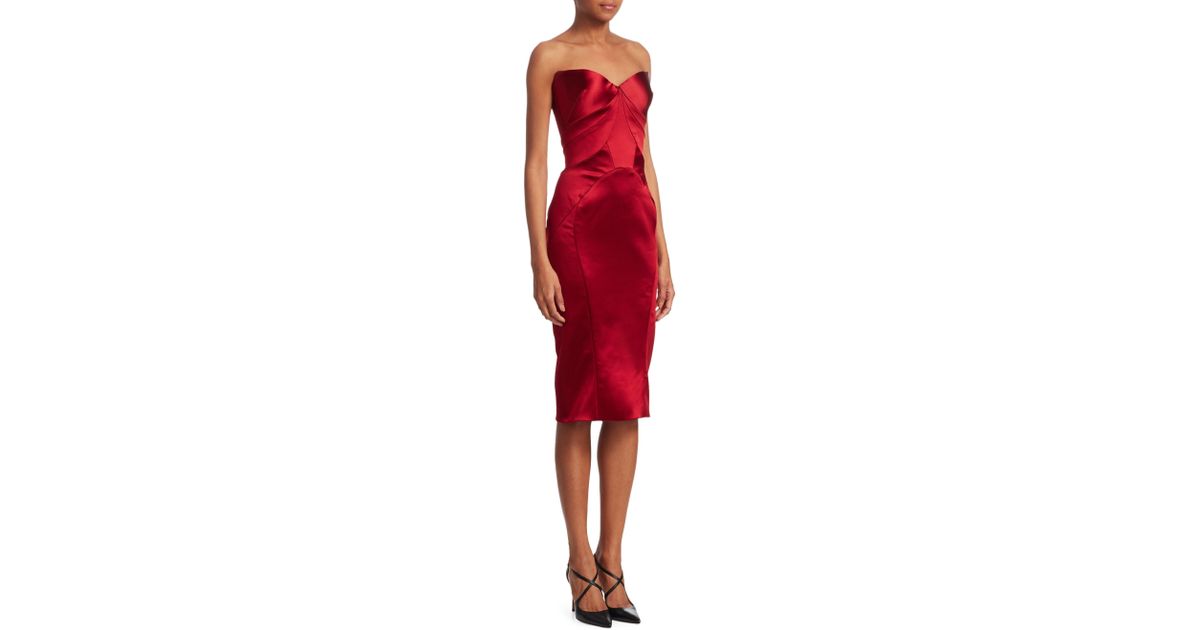 zac posen sheath dress