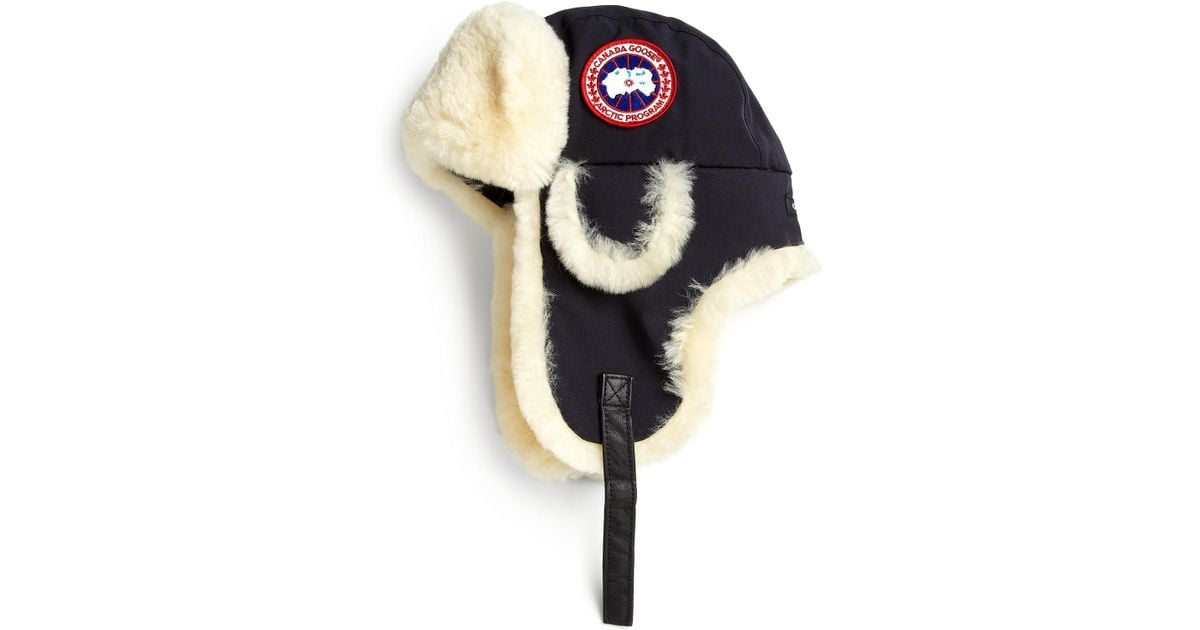 canada goose arctic tech shearling pilot hat canada goose arctic tech shearling pilot hat