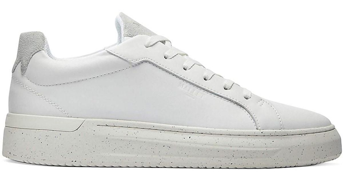 Mallet Grftr Leather Sneakers in White for Men Lyst