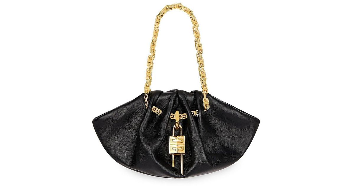 Givenchy Mini Kenny Neo Bag In Leather in Black | Lyst