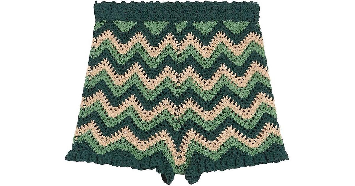 sandro green shorts