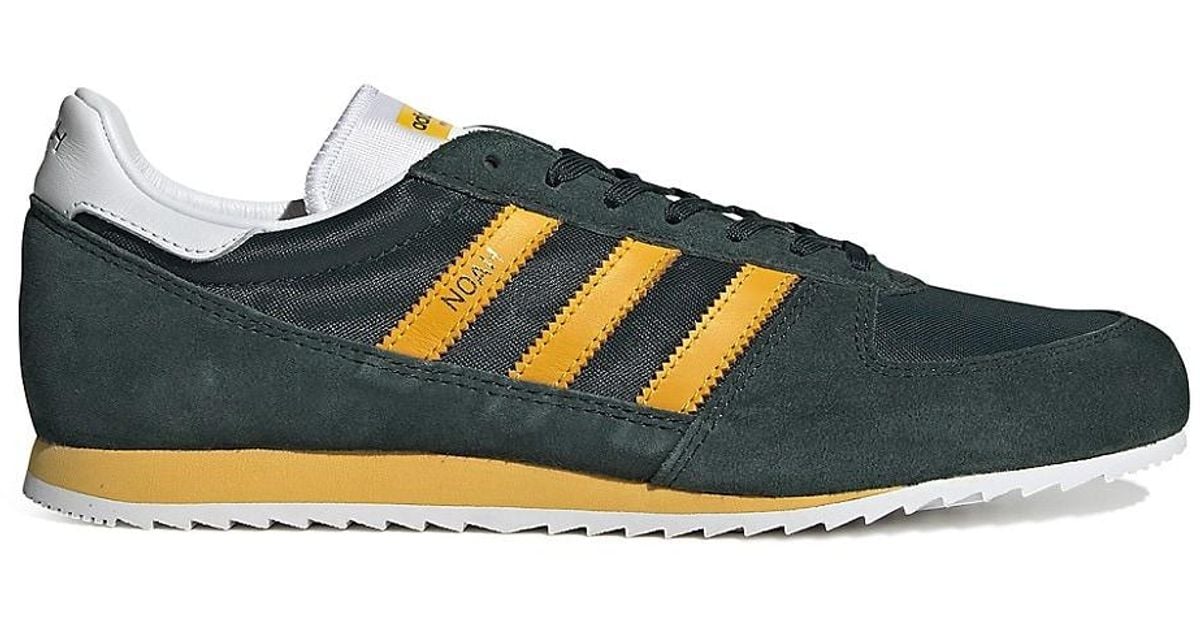 adidas Leather X Noah Vintage Runner Sneakers in Green for Men | Lyst