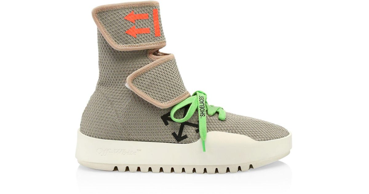 off white moto wrap sneaker