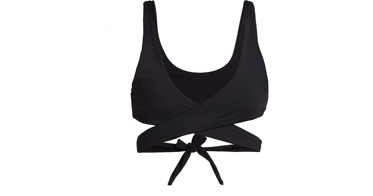 GOOD AMERICAN 10 Ways To Wear Convertible Bikini Top in Black Lyst