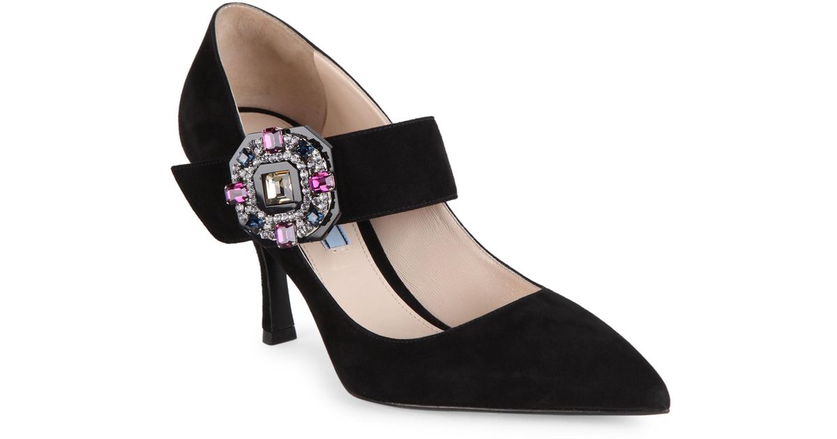 velvet mary jane pumps