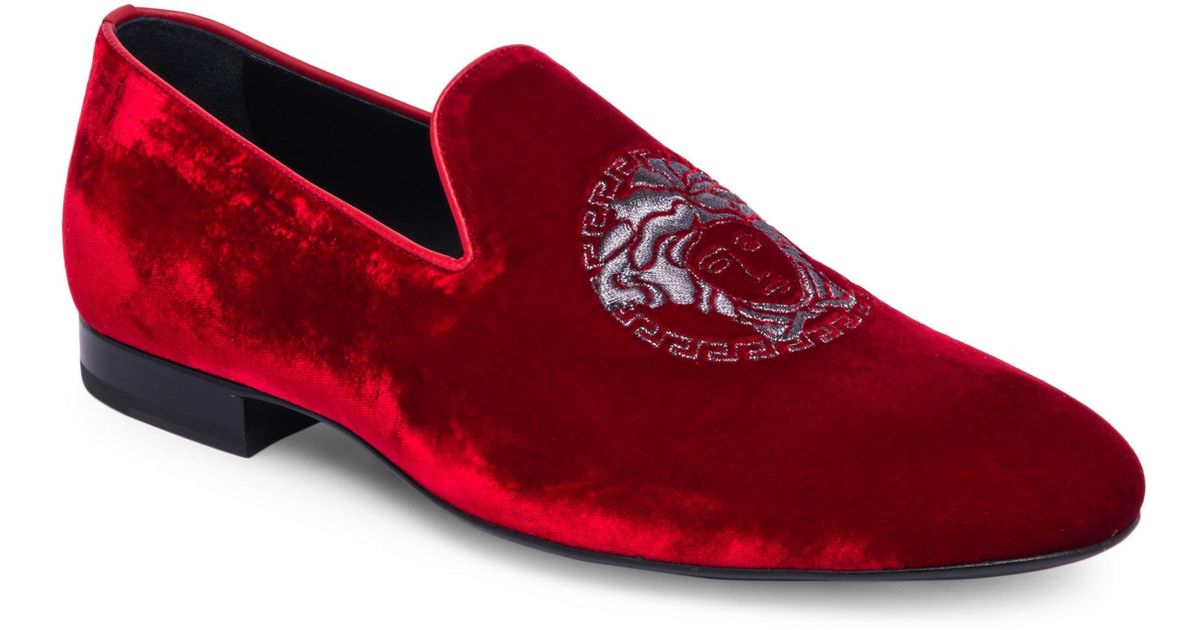 red versace dress shoes
