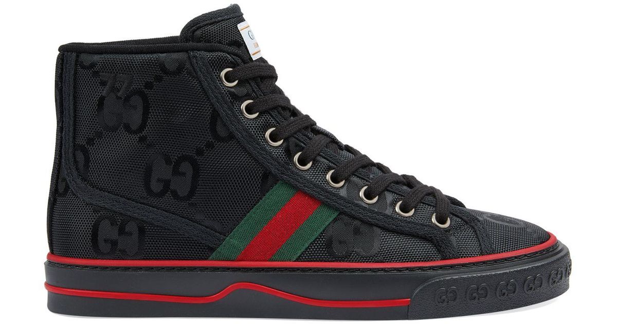Gucci Synthetic Tennis 1977 High-top Sneakers in Black - Lyst