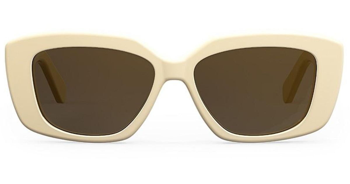 celine triomphe rectangular sunglasses