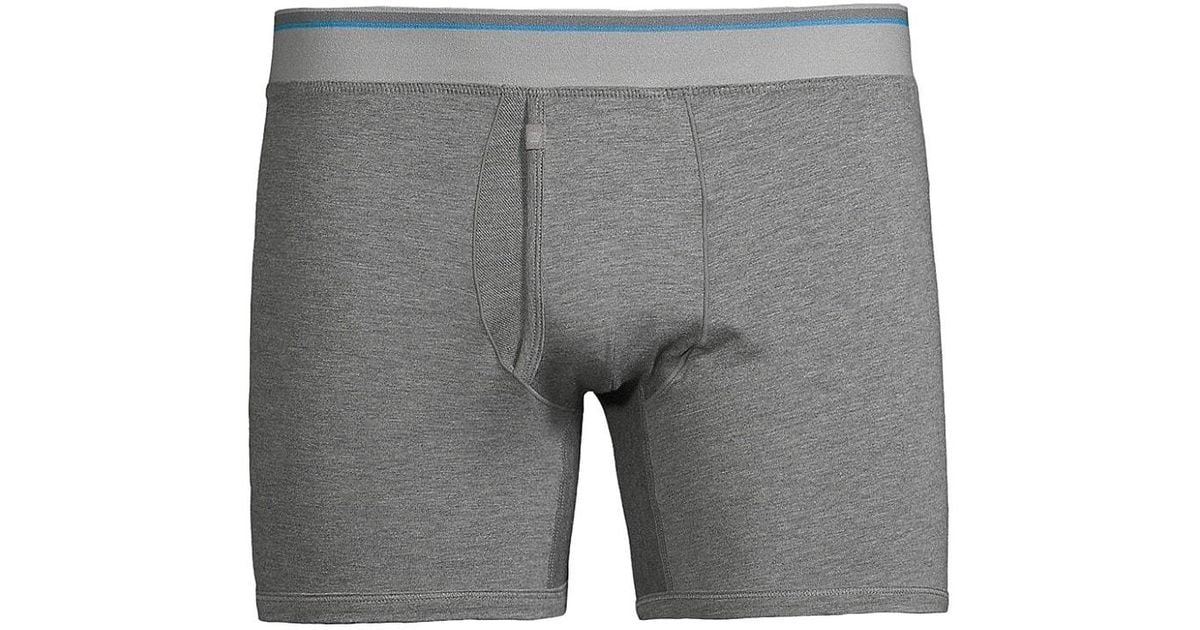 Mack Weldon 18hour Jersey Boxer Briefs in Gray for Men Lyst