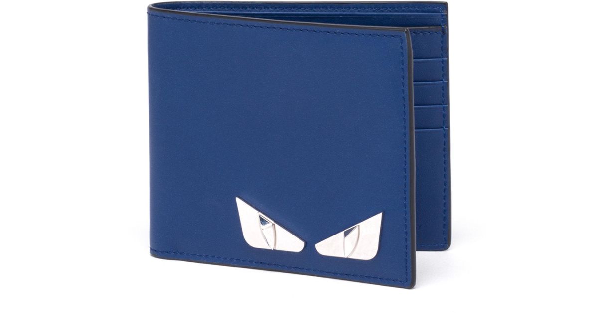fendi blue wallet