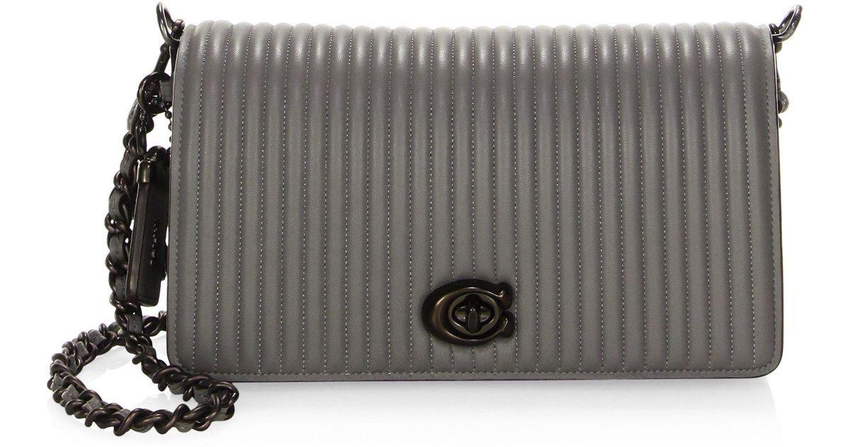 coach dinky quilted
