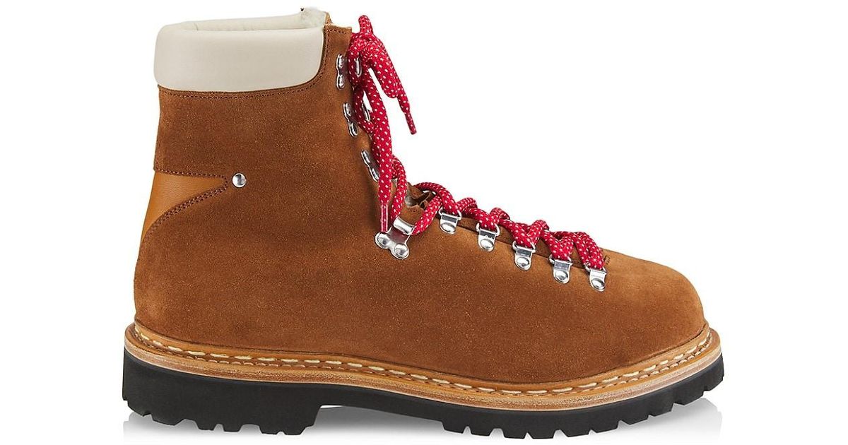 Heschung Iseran Leather Shearlinglined Hiking Boots in Brown for Men Lyst