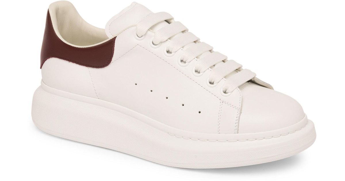 alexander mcqueen bordeaux sneakers