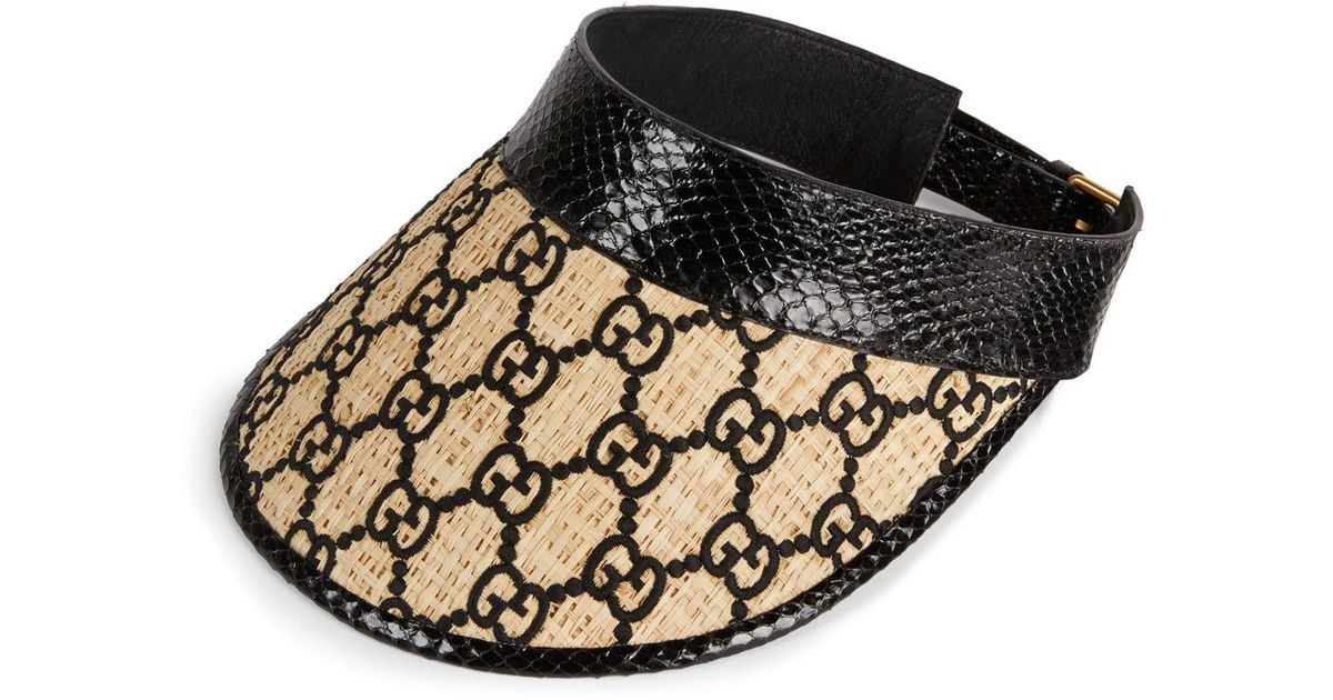 gucci visor hat