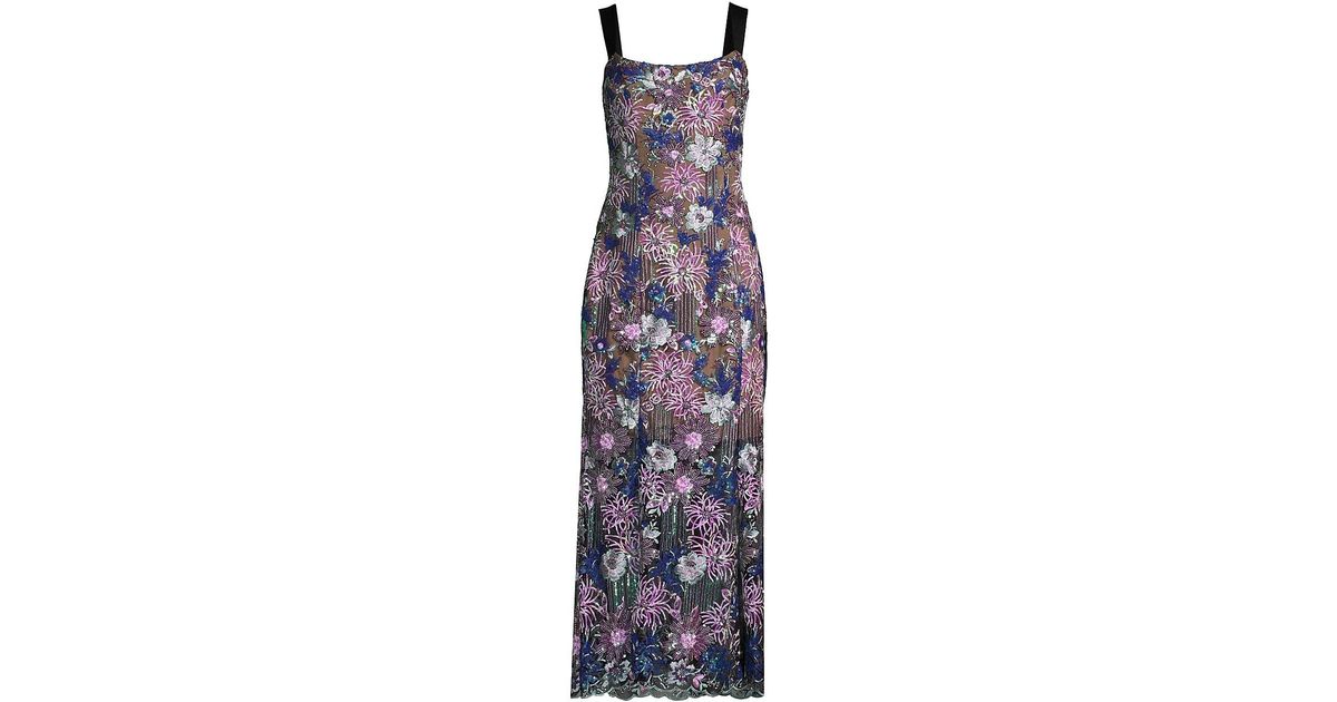 Elliatt Paige Embellished Midi Dress | Lyst