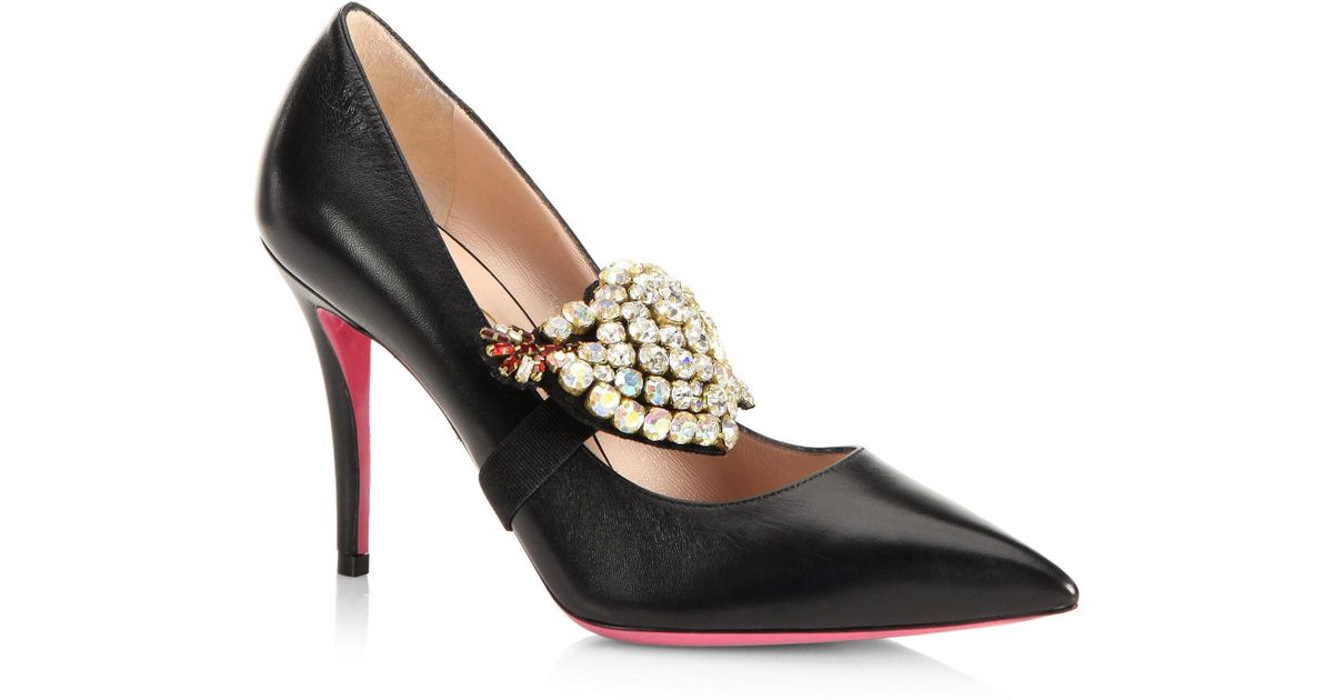 gucci black pumps