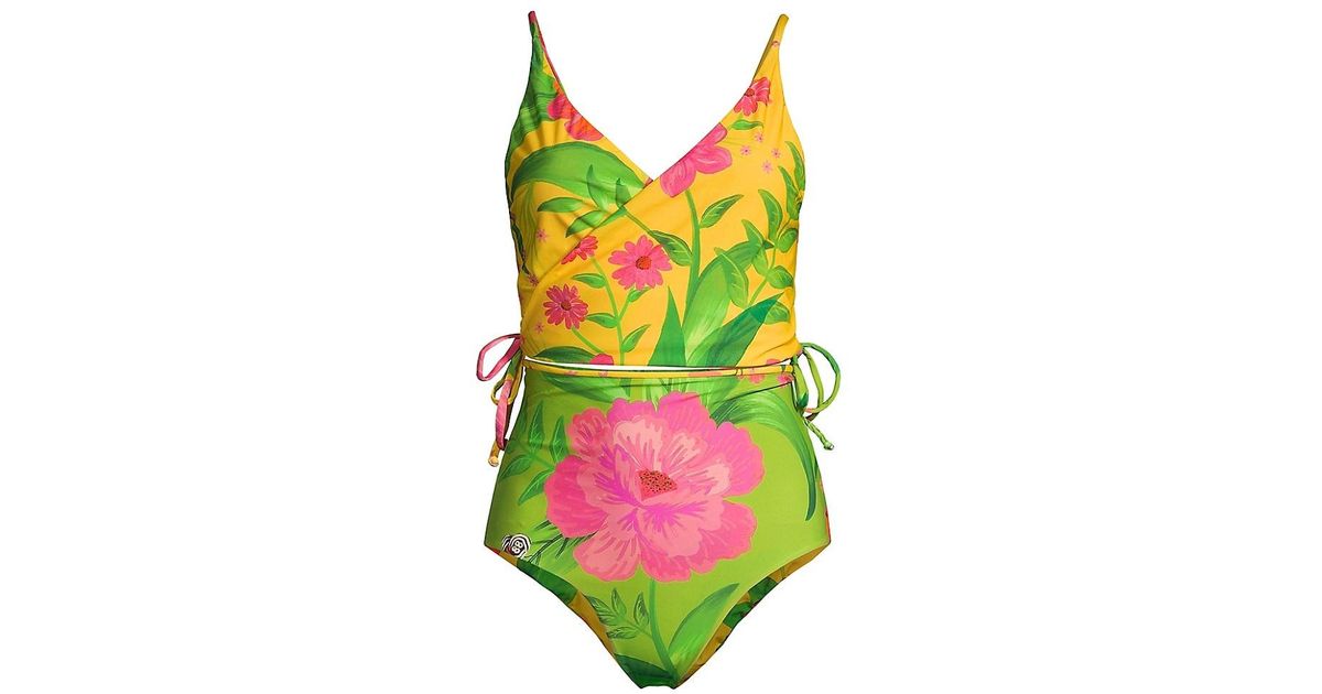 FARM Rio Romantic Garden 2-piece Bikini Set in Green | Lyst