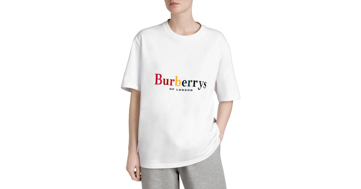 burberry white tee
