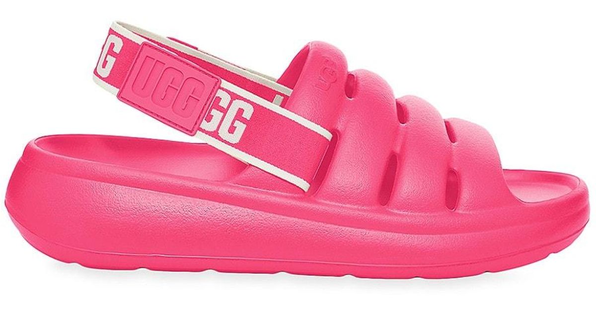 UGG Sport Yeah Slingback Sandals in Pink Lyst