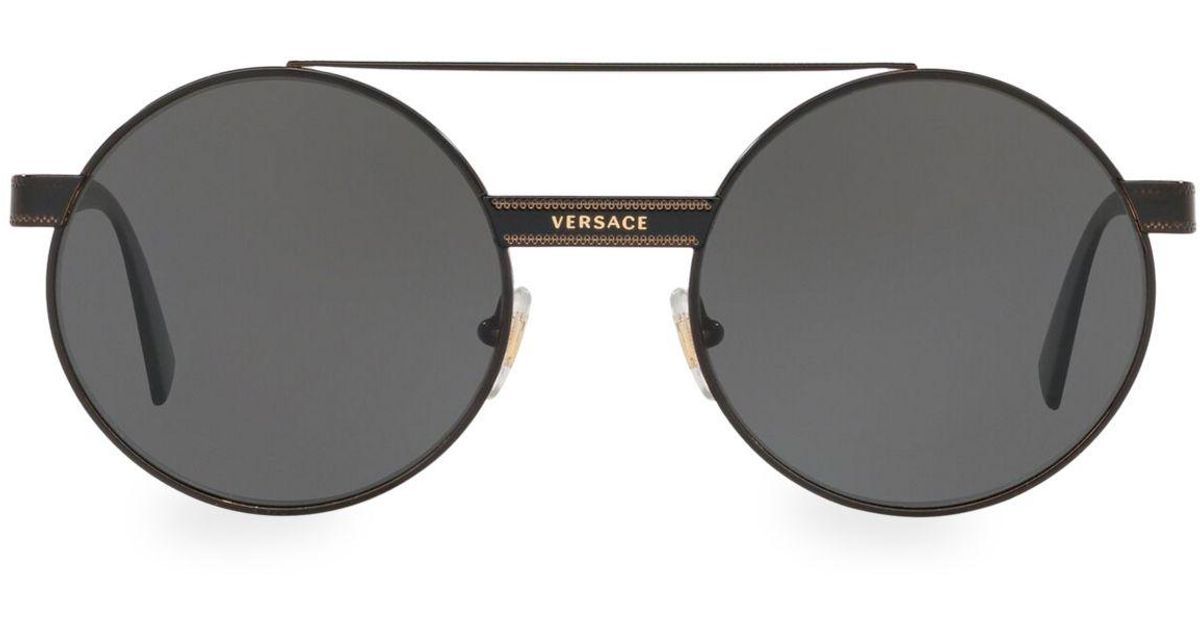 versace round glasses