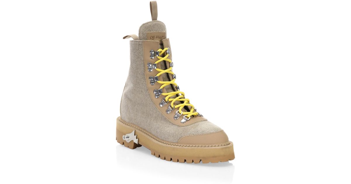 canvas hiking boots