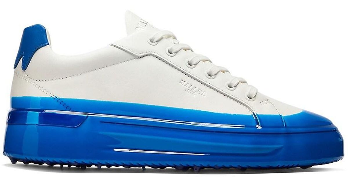Mallet Grftr Leather Dipped Sneakers in Blue for Men Lyst