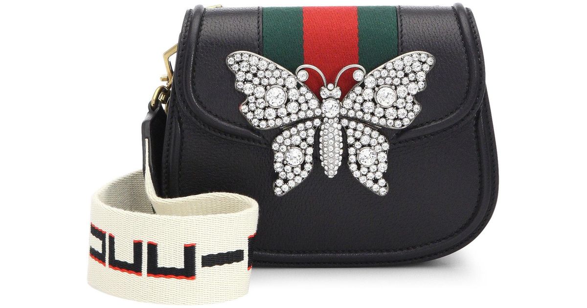 gucci bag with butterfly