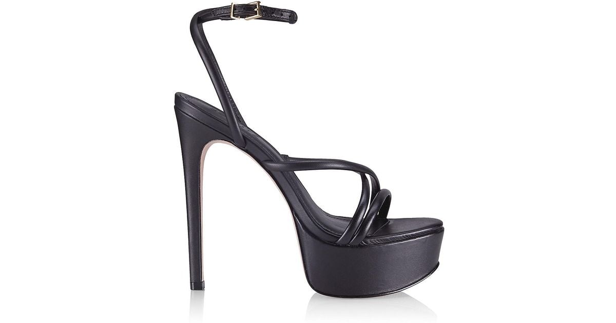 Schutz Platform Sandals Canada Cheap Price - Schutz Kaila Platform Nappa Leather Sandal Cream